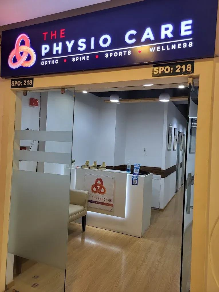 The Physio Care physiotherapy clinic entrance in Gurugram